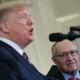 Professor Alan Dershowitz listens to U.S. President Donald Trump speak during a Hanukkah Reception in the East Room of the White House on December 11, 2019 in Washington, DC.